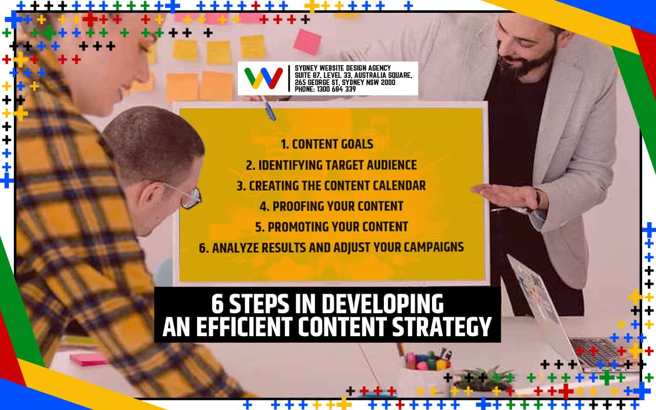 6 Steps in Developing an Efficient Content Strategy