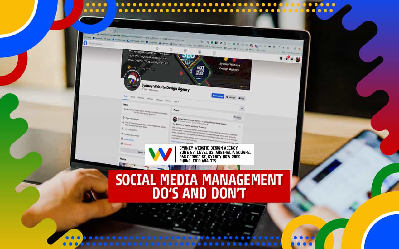 Social Media Management Dos and Dont