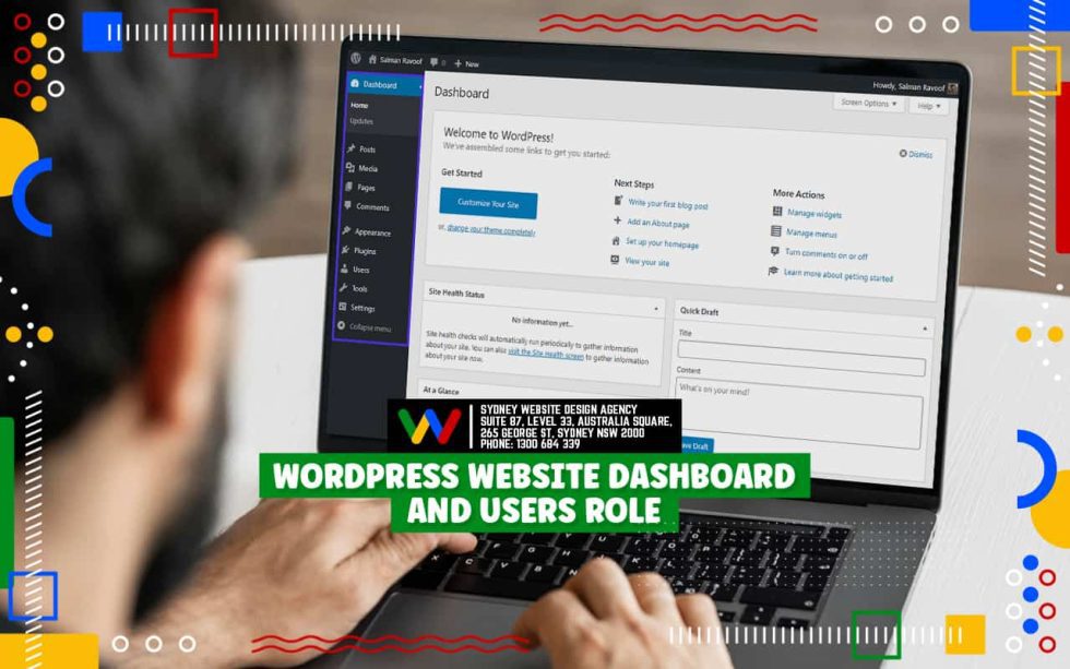 WordPress-Website-Dashboard-and-Users-Role